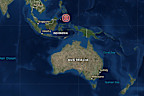 The 7.8 magnitude earthquake struck near the Philippines.