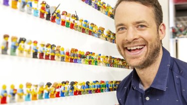 Host Hamish Blake is critical to the ratings success of Lego Masters.