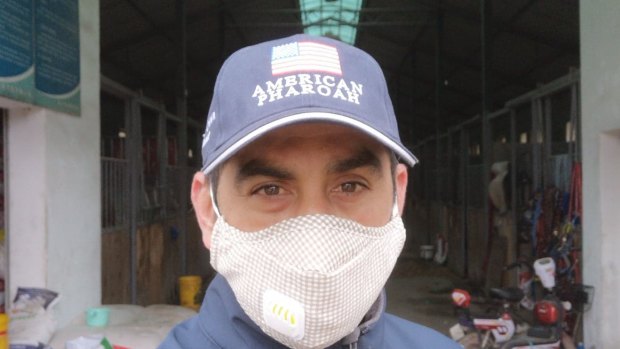 Melbourne horse trainer Rui Severino is stuck in Wuhan amid the coronavirus outbreak. 