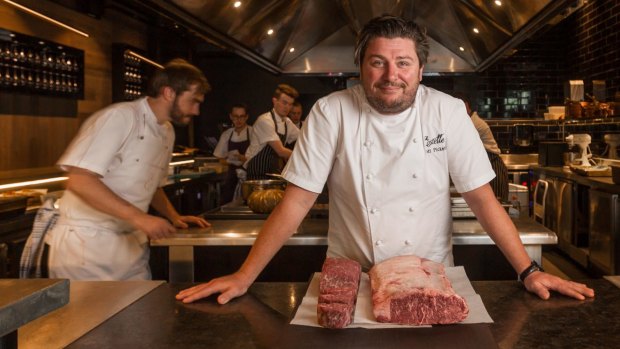 Chef and restaurateur Scott Pickett in his restaurant Estelle. 