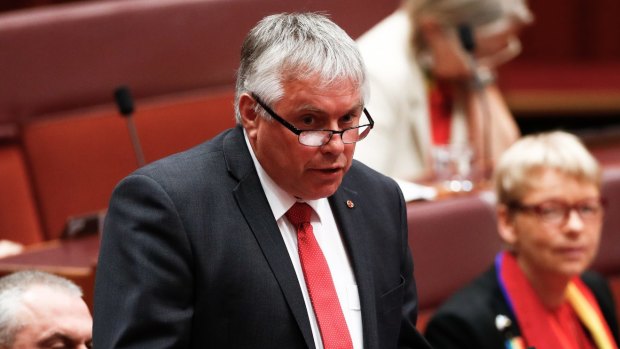 Key Centre Alliance crossbench senator Rex Patrick. 