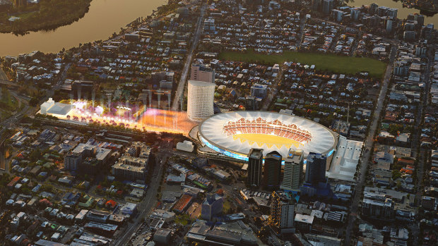 Premier Annastacia Palaszczuk says an overhauled Gabba will be the centrepiece of the 2032 Olympic and Paralympic Games bid.