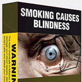 Plain packaging of cigarettes using graphic warning ads was introduced in 2012.