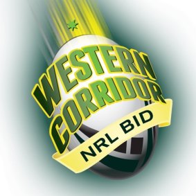 The logo for the Western Corridor NRL bid campaign.