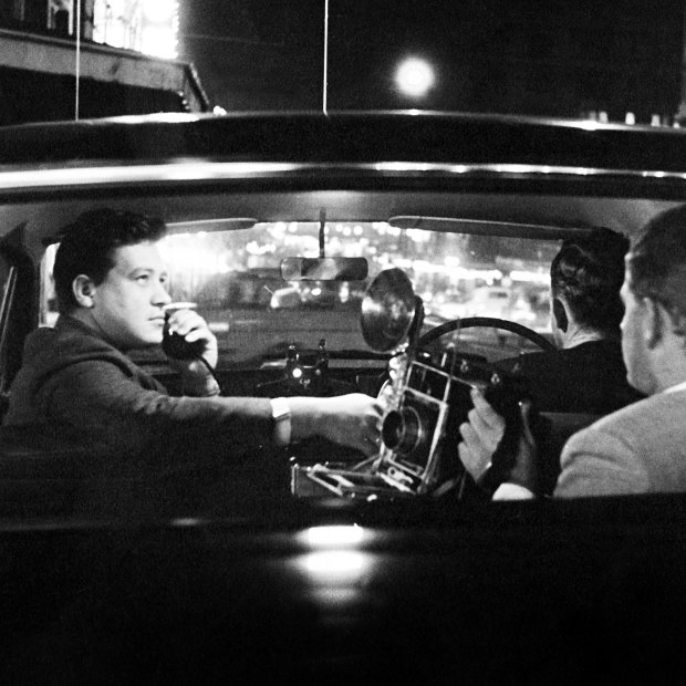 A Fairfax reporter and “snapper” on overnight police round in Sydney, 1965.