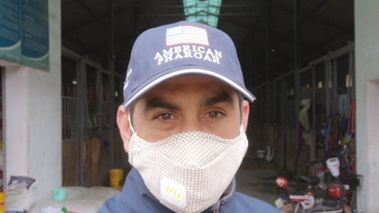 Melbourne horse trainer Rui Severino is stuck in Wuhan amid the coronavirus outbreak. 