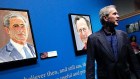 Former President George W. Bush tours his exhibit, 'The Art of Leadership: A President's Personal Diplomacy' in 2014. Bush started painting in 2012, three years after leaving office and said reading an essay by the late British Prime Minister Winston Churchill on painting inspired him to take lessons. 