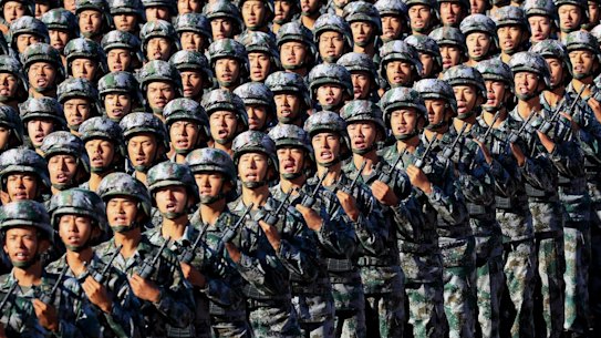 China's People's Liberation Army.  