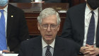 Senator Mitch McConnell speaks after last week's riots in Congress. He could prove key to the Senator trial of Donald Trump.