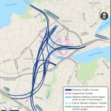 A proposed draft of the Rozelle Interchange, the final and most complicated facet of WestConnex.