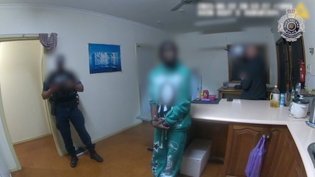 The 21-year-old man was arrested at an address in Sunnybank on Sunday night.