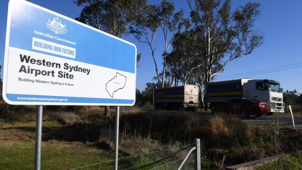 The M12 motorway will offer motorists a direct link to the new airport at Badgerys Creek.