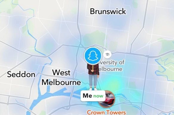 The Snap Map allows you to see where your friends are whenever they post.