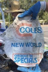 Plastic bags more than 40 years found in waterways near Moreton Bay. Turtles eat plastic bags thinking they are jellyfish, then slowly starve. 