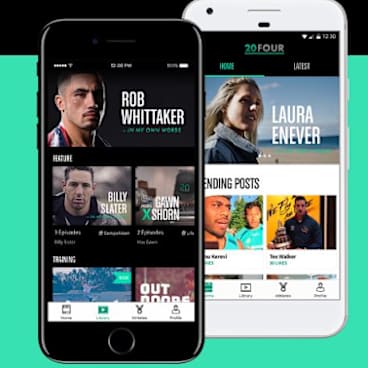 20Four gave fans access to videos created by sports stars. 
