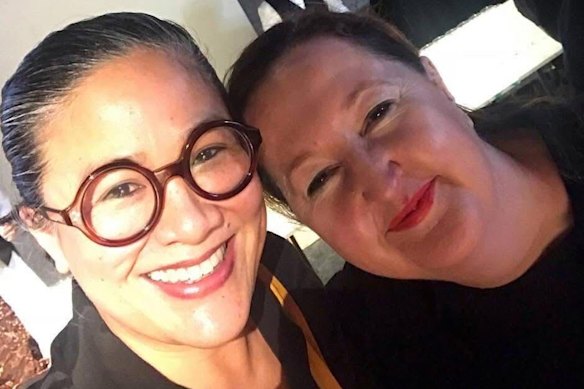 Chef Kylie Kwong and recently departed Powerhouse chief executive Lisa Havilah