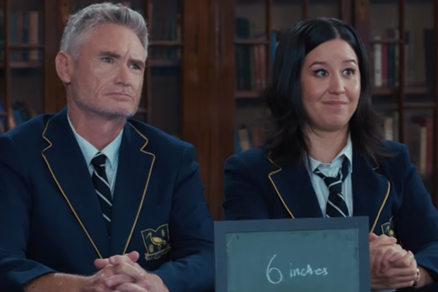 Dave Hughes’ co-star Nina Oyama in Class Clowns