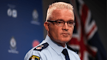 Deputy Police Commissioner Mal Lanyon holds a presser regarding. Sydney, February 2, 2024. Photo: Rhett Wyman / SMH