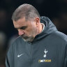 A dejected Ange Postecoglou.
