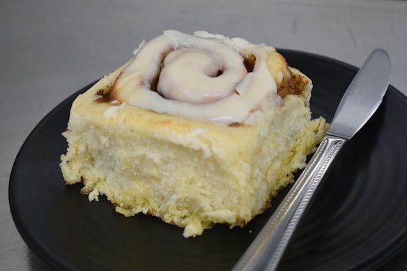 Candied Bakery’s cinnamon scrolls also have a cult following.
