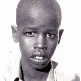 Yuot Alaak just before leaving Kenya for his new life in Australia.