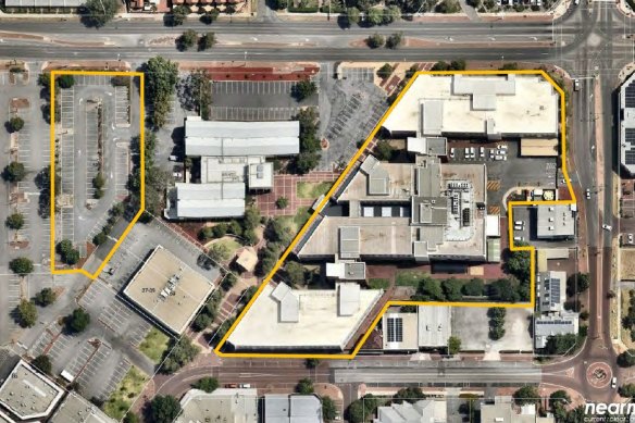 The two sites sold by the WA government.