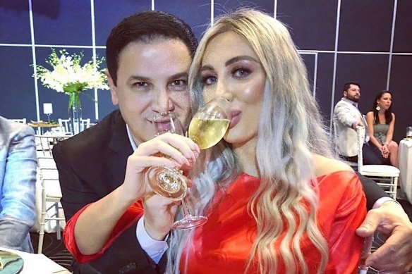 Jean Nassif and his former wife Nissy in happier times.