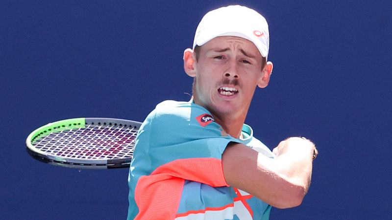 pix Alex De Minaur Moustache us open 2020 alex de minaur is drawing