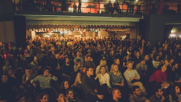 Fans packed into Selina's at the Coogee Bay Hotel during the 2018 FIFA World Cup.
