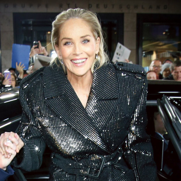 In her new memoir, Sharon
Stone (pictured here in Berlin
in 2019) reveals extraordinary
details of her traumatic childhood: “We all, in our family, had kept secrets of shame and terror.”