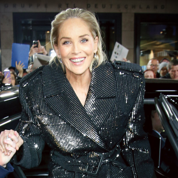 Sharon stone cheap high heels