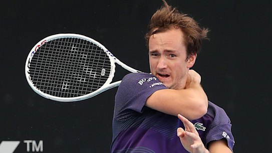 Daniil Medvedev was in fine form in Adelaide.