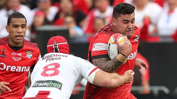 Andrew Fifita was one of several Tonga stars set to boycott the natonal side if the board was not changed.