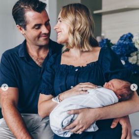 Baby Beau is the first child for the couple, who met over a decade ago.