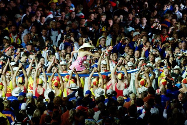 Kylie Minogue says goodbye from Sydney.