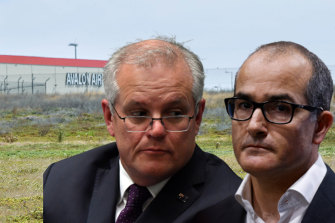 Scott Morrison has sent an MOU to Victorian acting Premier James Merlino with federal commitments on the cost of the construction of the facility.