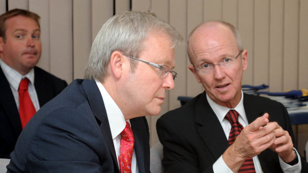 Stephen Ayre (right) was sacked by the Metro South Hospital and Health Service board.