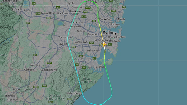 A Qantas flight made an emergency landing at Sydney Airport after reporting a technical issue.