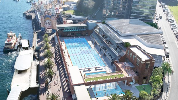 The controversial redesign of North Sydney Olympic Pool.