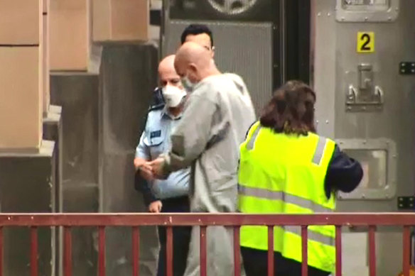 James Fairhall arriving at the Supreme Court.