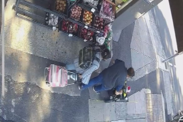 CCTV footage from Carlton outside train station just before the tragedy took place.