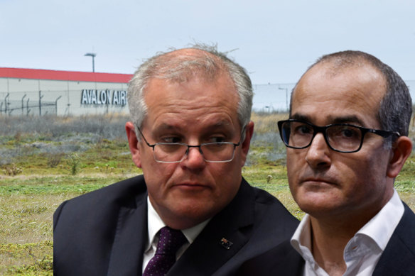 Scott Morrison has sent an MOU to Victorian Acting Premier James Merlino with federal commitments on the cost of the construction of the facility.