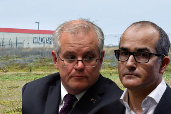 Scott Morrison has sent an MOU to Victorian acting Premier James Merlino with federal commitments on the cost of the construction of the facility.