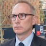 Joel Thickins, co-head of Asia at TPG Inc, leaves court in Sydney, Australia, on Tuesday.