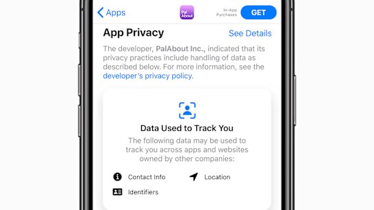 Apple will introduce privacy 'nutrition labels' for apps.