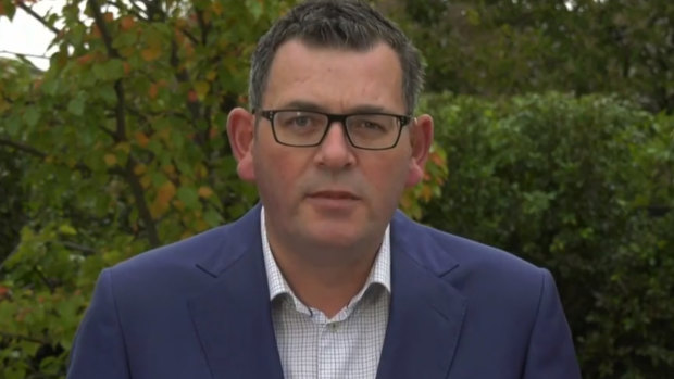 Premier Daniel Andrews: School restrictions could be reviewed.