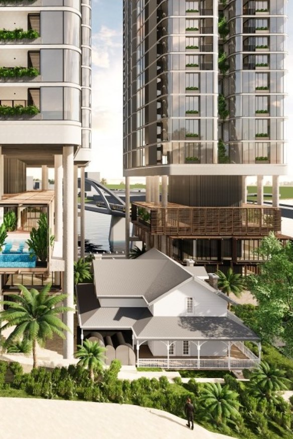 A new residential, tourism and lifestyle hub at 57 Coronation Drive by Maple Development Group is another example of large-scale subtropical design.