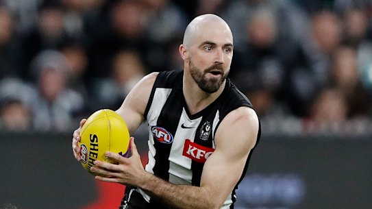 Collingwood star Steele Sidebottom.