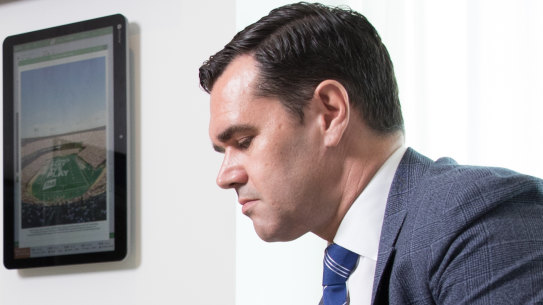 Tabcorp Executive General Manager, Wagering, Andy Wright, in its "TABLAB". 