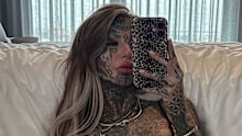 With more than 600 tattoos, Amber Luke holds the title of Australia's most tattooed woman .
